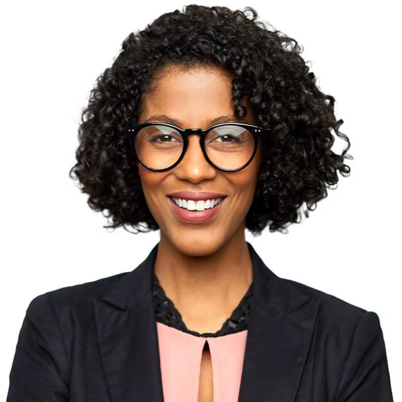 woman smiling