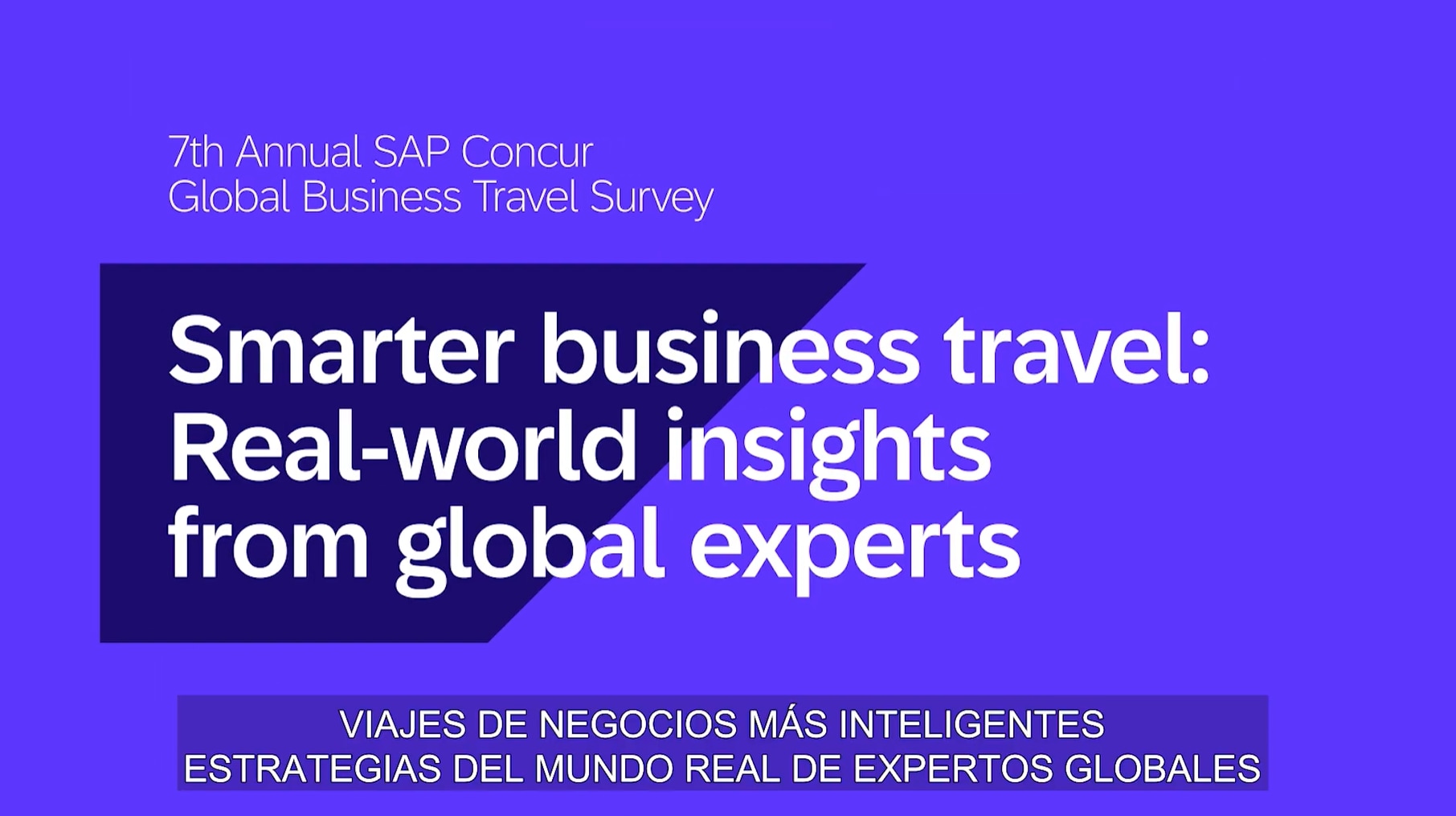 <span>Viajes de negocios más inteligentes Perspectivas del mundo real aportadas por expertos globales</span>
