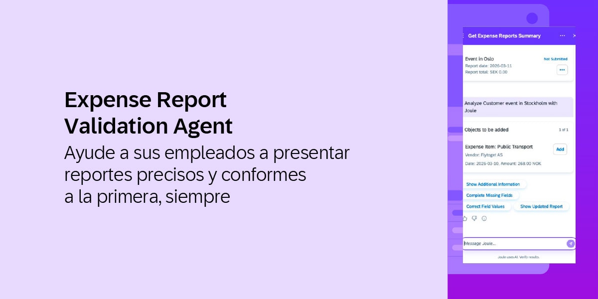 expense report validation agent portada