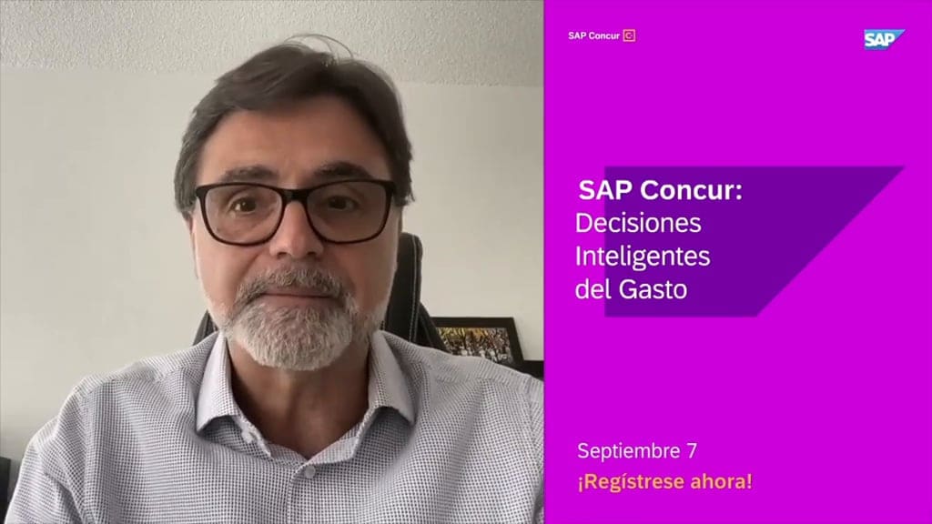 <span>SAP Concur: Decisiones Inteligentes del Gasto con Jesús Gallego ¡No se lo pierda!</span>
