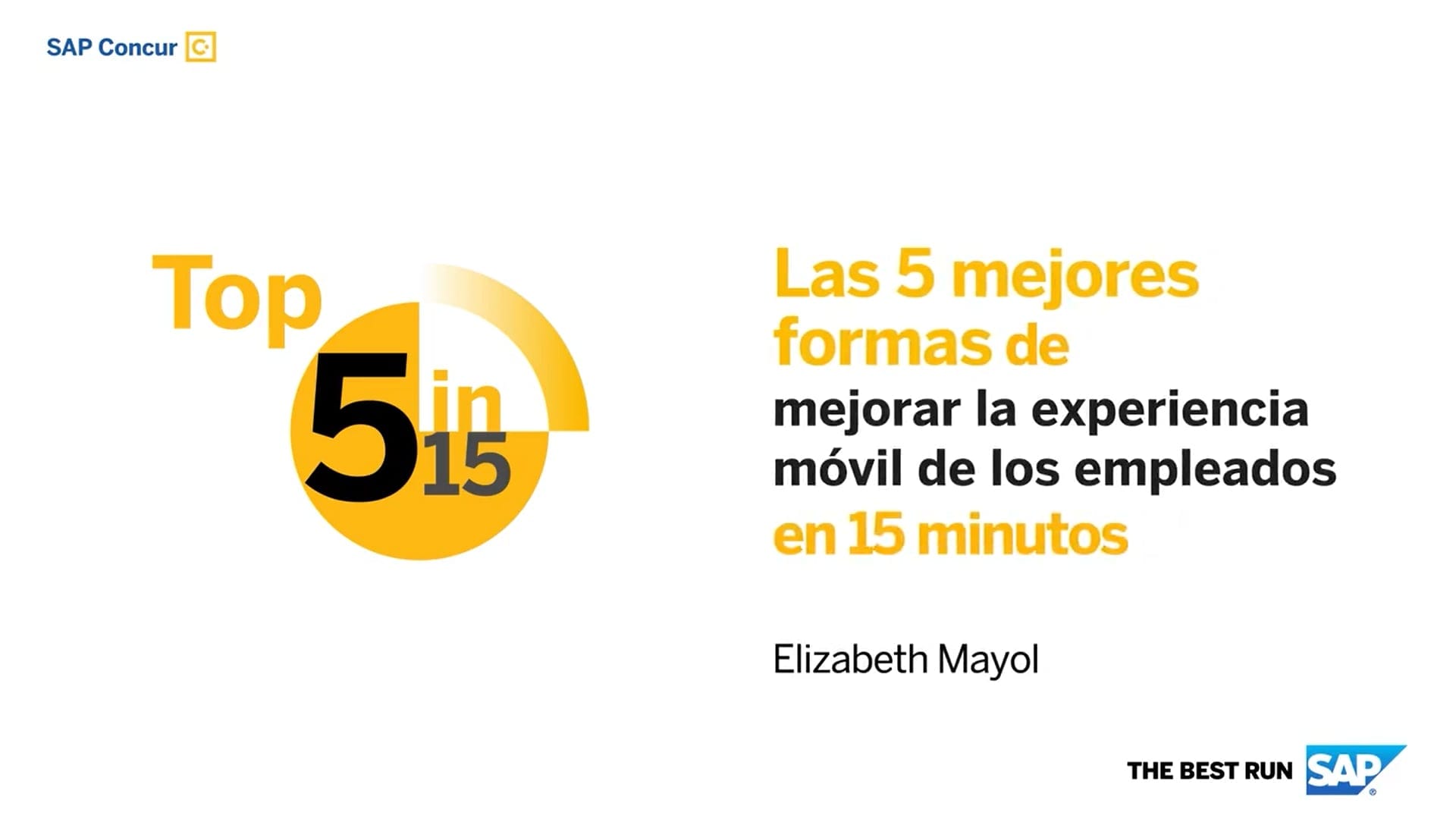 <span>Miniserie: Las 5 formas de mejorar la experiencia móvil de los empleados en 15 minutos</span>
