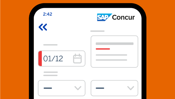 Invoice app open on phone