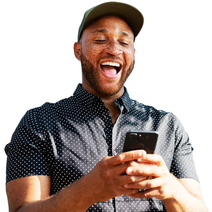 business professional using mobile phone