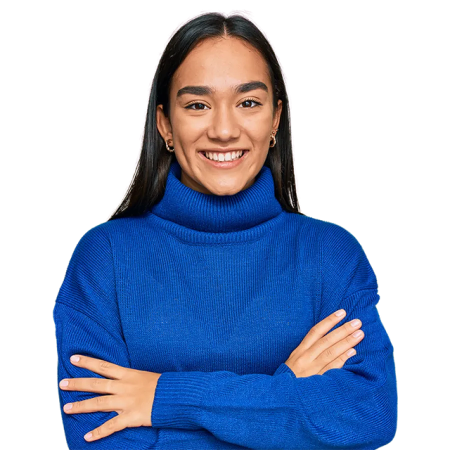 user smiling 