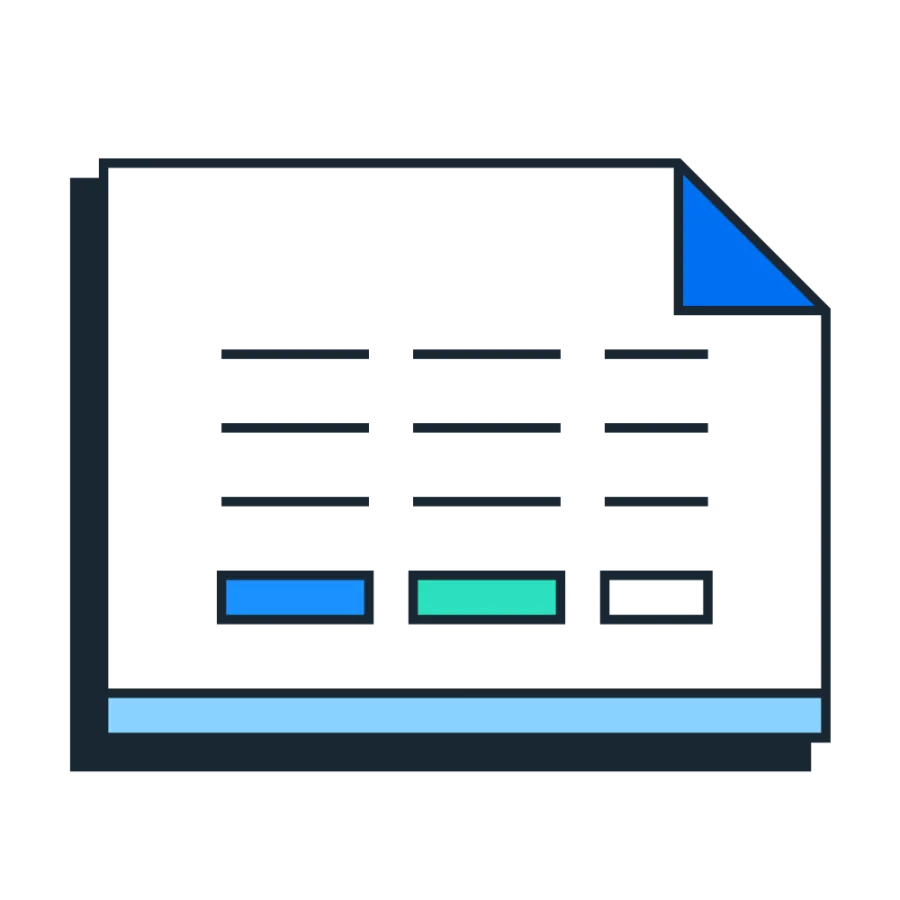 graphic of document