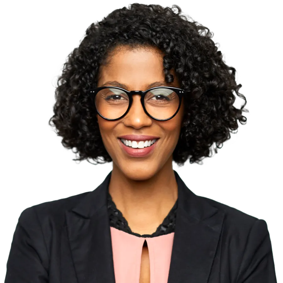 woman smiling