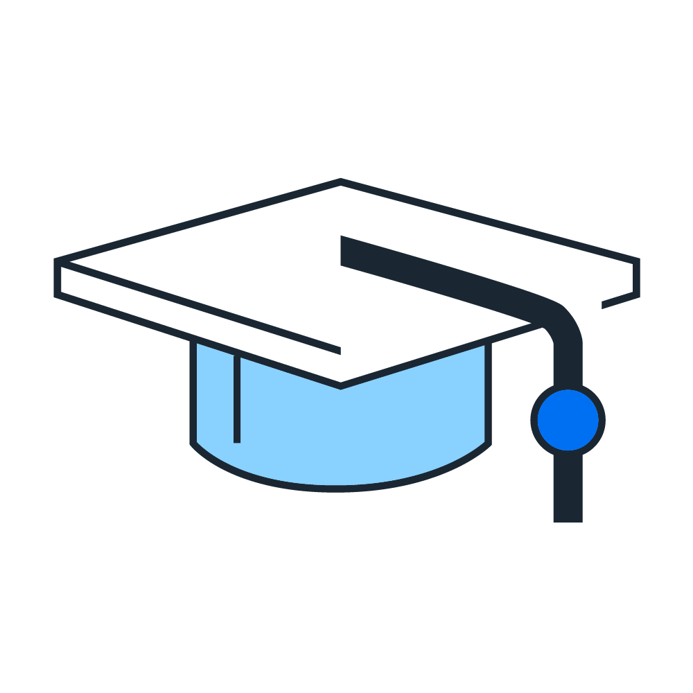 graphic of graduation cap