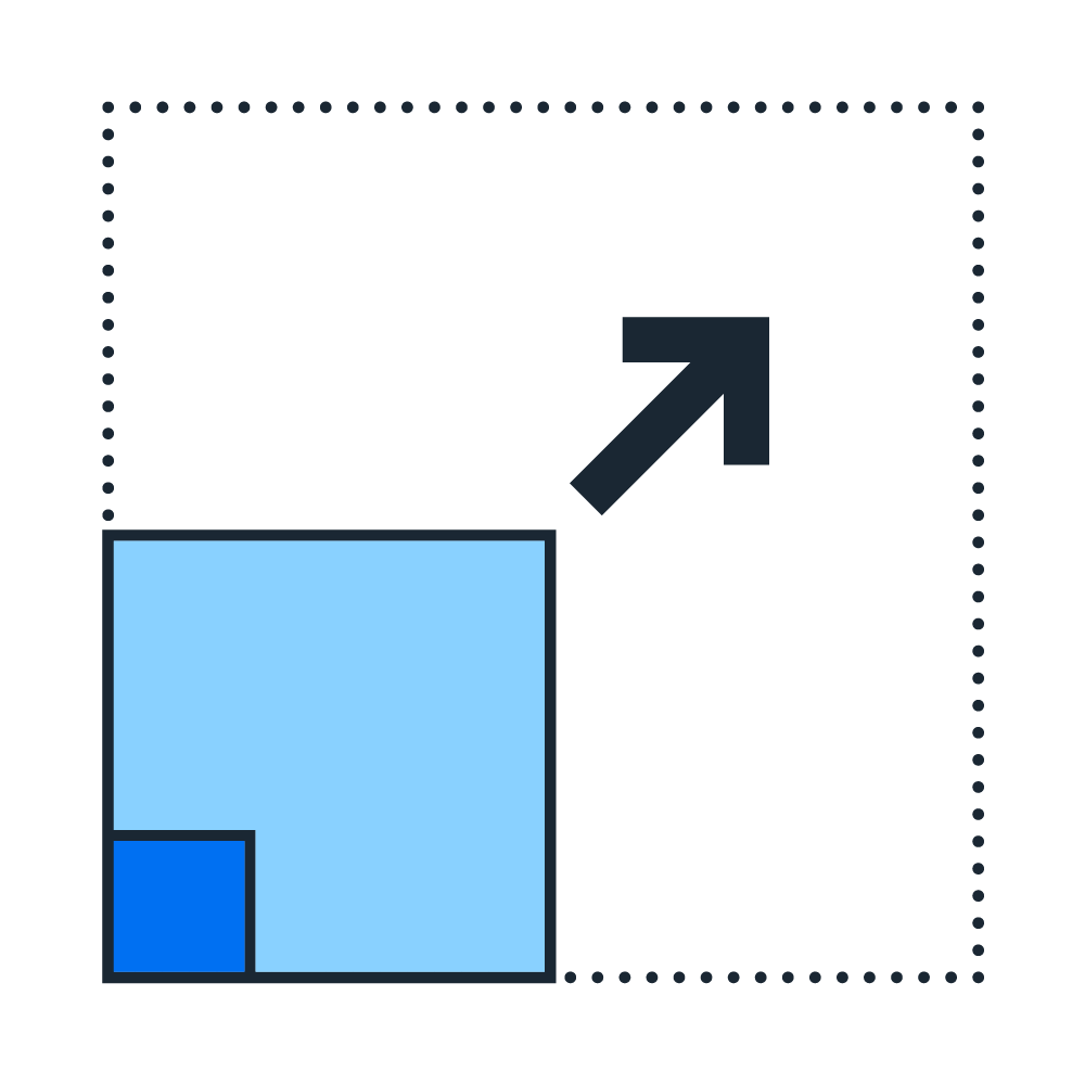 Growth pictogram